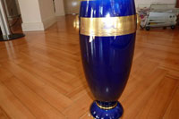 Vase von Pinon-Maurice, Tours, signiert