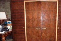Schlafzimmer aus feinstem Palisanderfurnier
