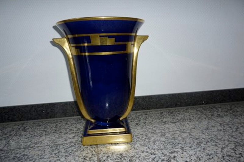 Vase von Pinon-Heuzé, Tours, signiert