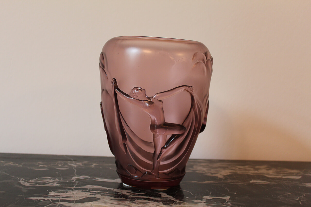 Vase Motiv Tänzerinnen "Les Danseuses" von Verlys